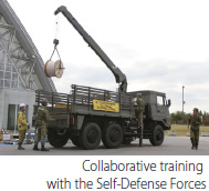Collaborative training with the Self-Defense Forces