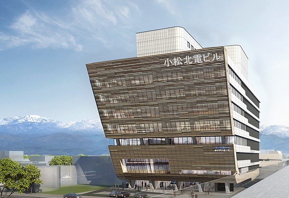 北陸電力㈱は、「小松駅東地区複合ビル」の建設を決定しました。南加賀をはじめ石川県や北陸全体の発展に寄与するよう、開業に向けて複合ビルの建設や運営に取り組んでまいります。