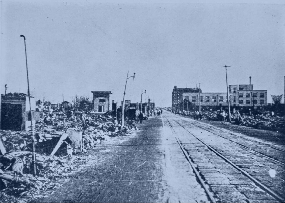 戦災直後の富山市