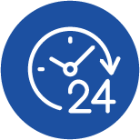 24時間お手続きが可能！