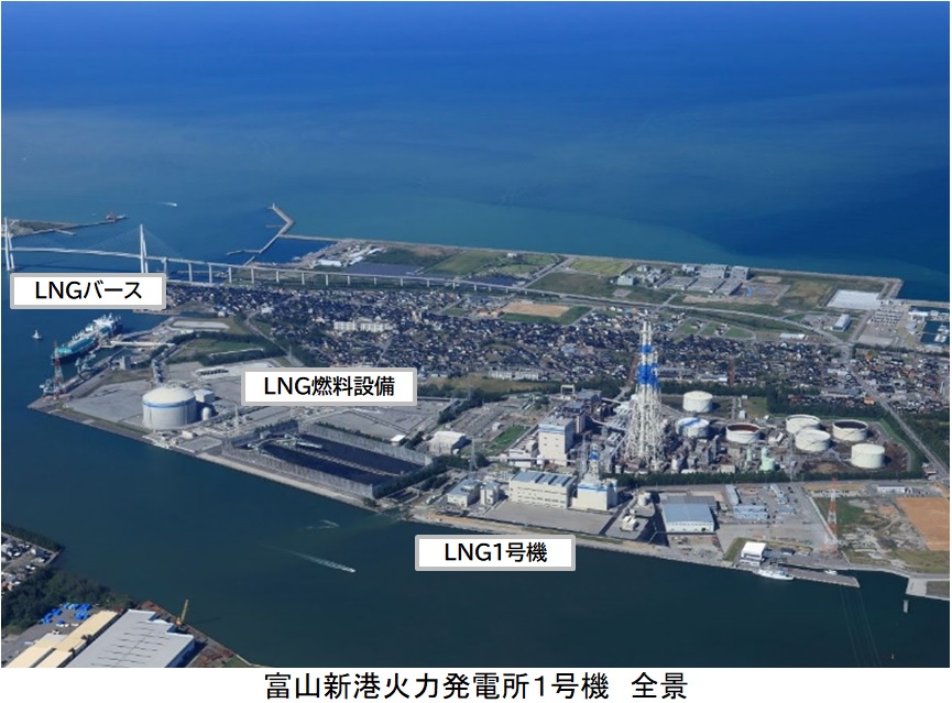 富山新港火力発電所LNG1号機イメージ図