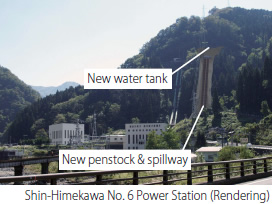 Shin-Himekawa No. 6 Power Station (Rendering)