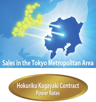 Sales in the Tokyo Metropolitan Area, Hokuriku Kagayaki Contract Power Rates