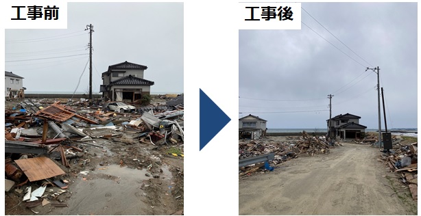 電線、電柱建替え 珠洲市内