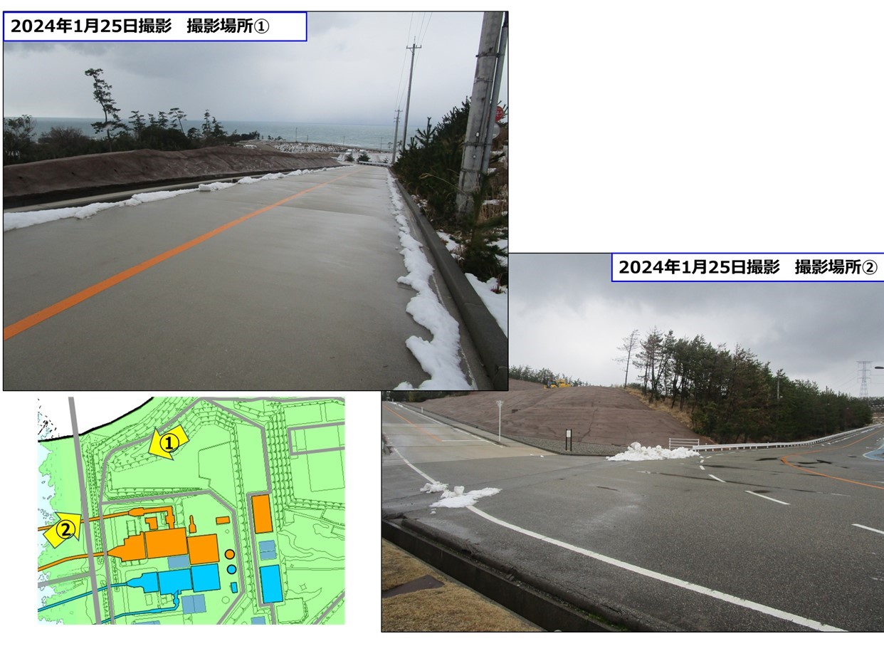 構内道路(北側)
