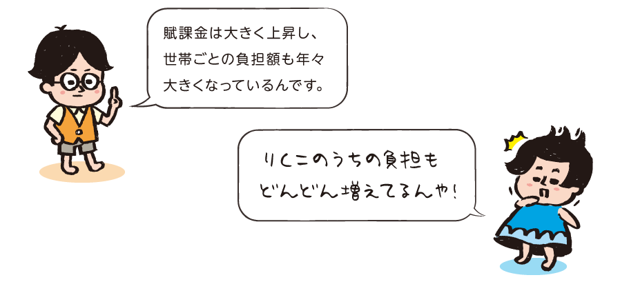 再生可能エネルギーが増えるとみんなの負担も増えるってことや！