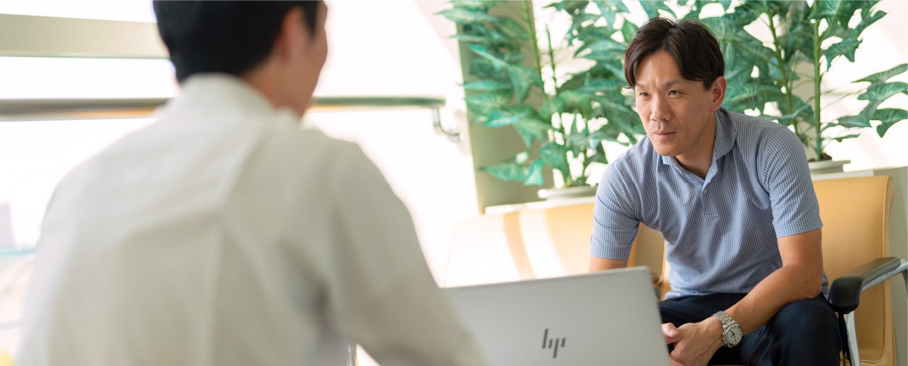 取引先との情報交換