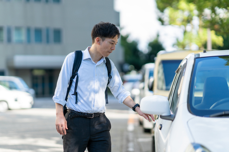 お客さま対応、退社