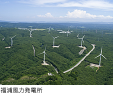 北陸電力の風力発電所
